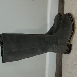 Andrea Falcone womens knee high boots suede size 38